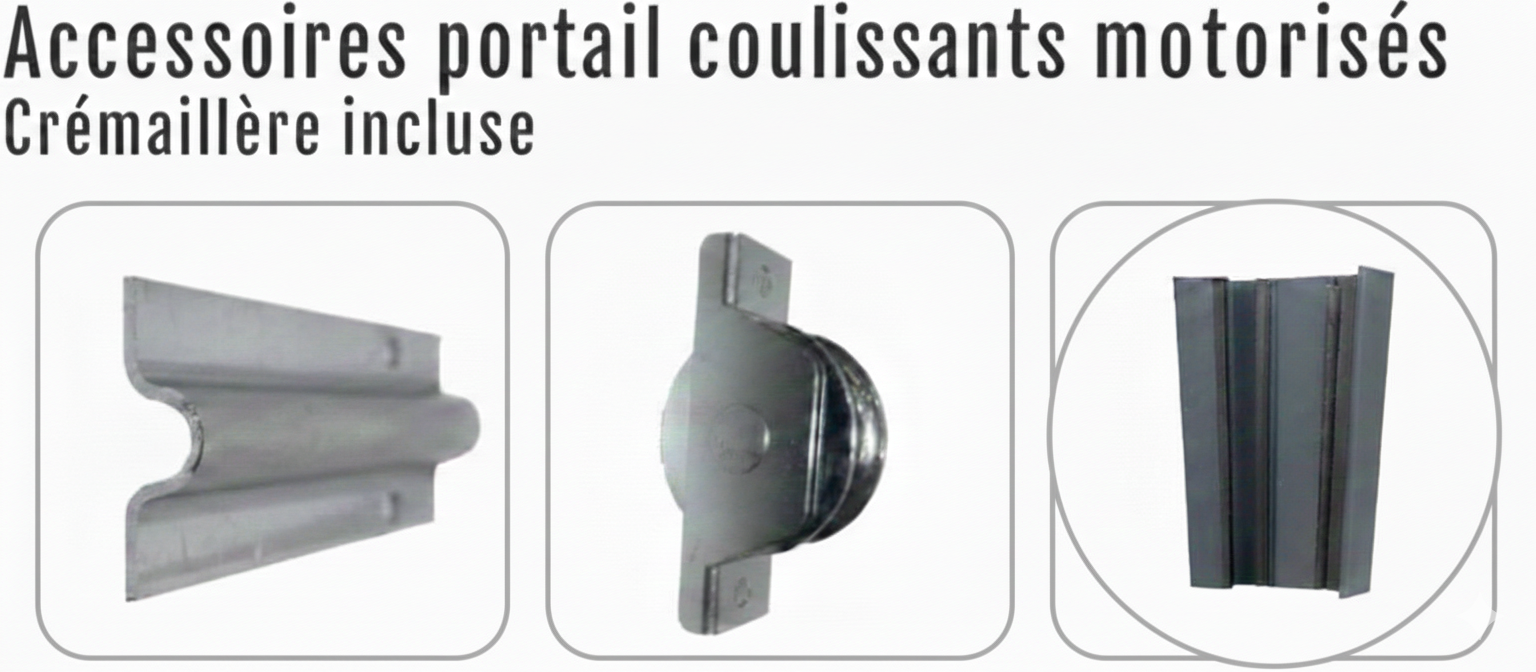 Accessoires portail coulissant motorisé